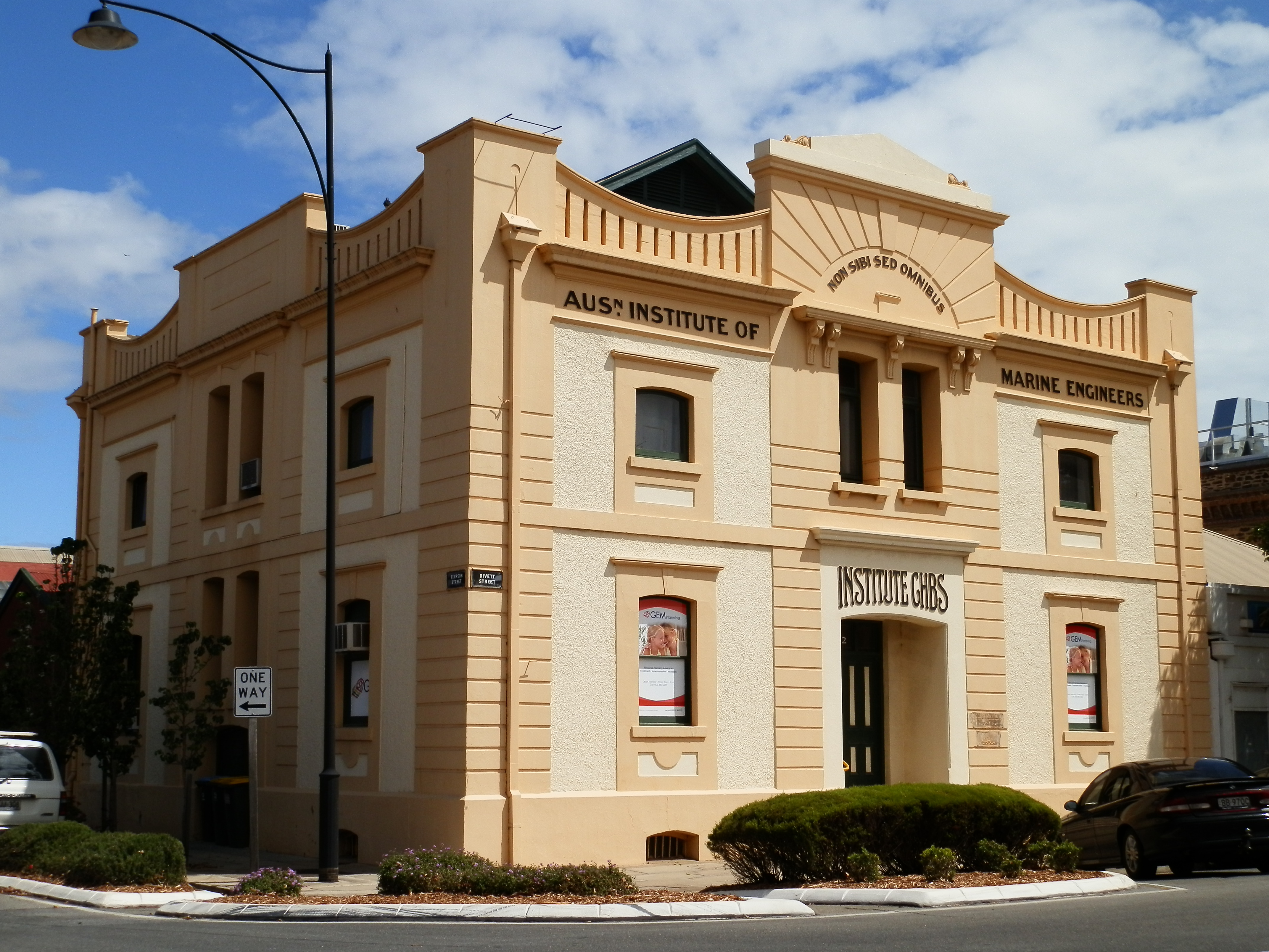 AIMPE building in Port Adelaide SA at the time of the centenary of AIMPE ownership in 2013